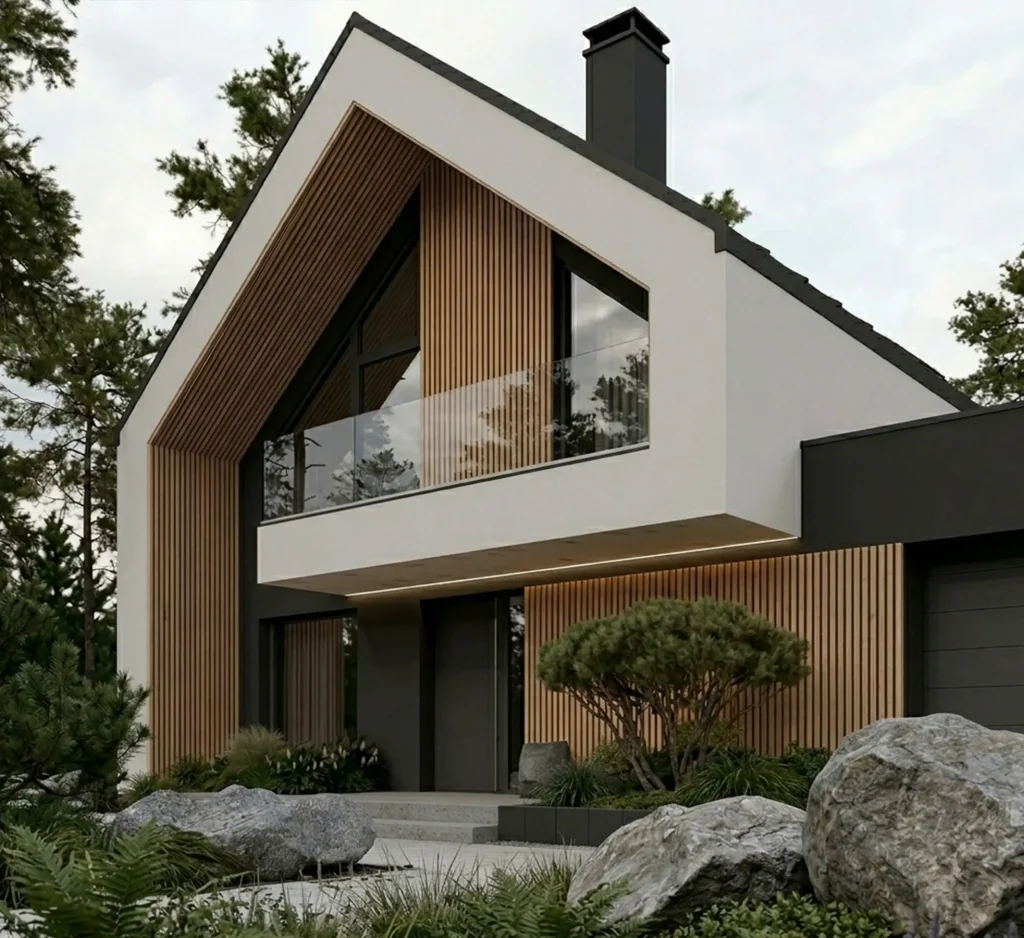BRUNO Teak/Charcoal – WPC fasádny obklad