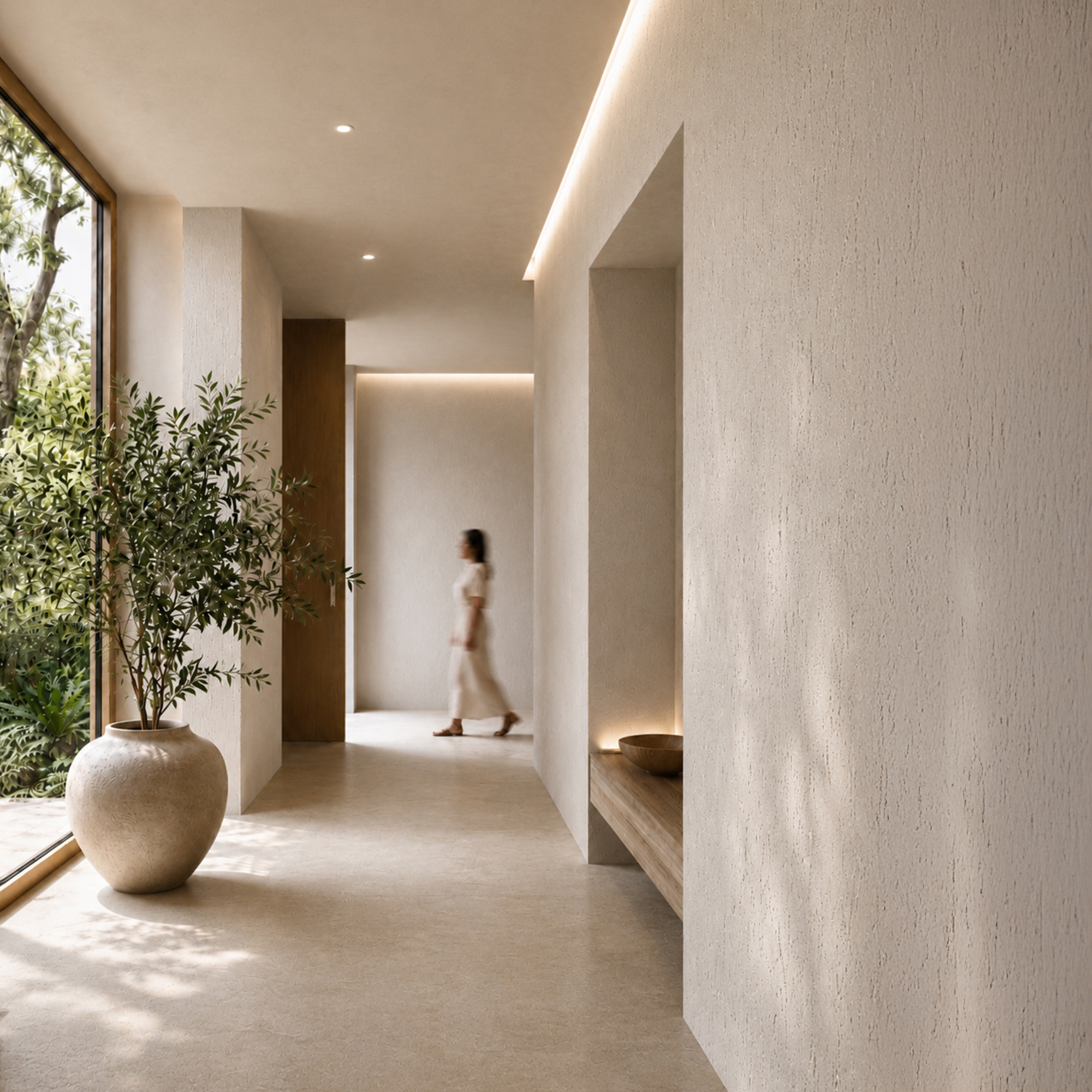 Flexible Stone Travertino v interiéri