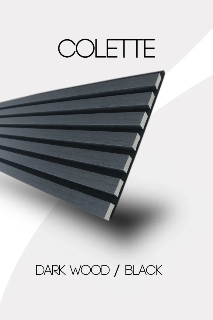 COLETTE Dark Wood / Black – akustický panel