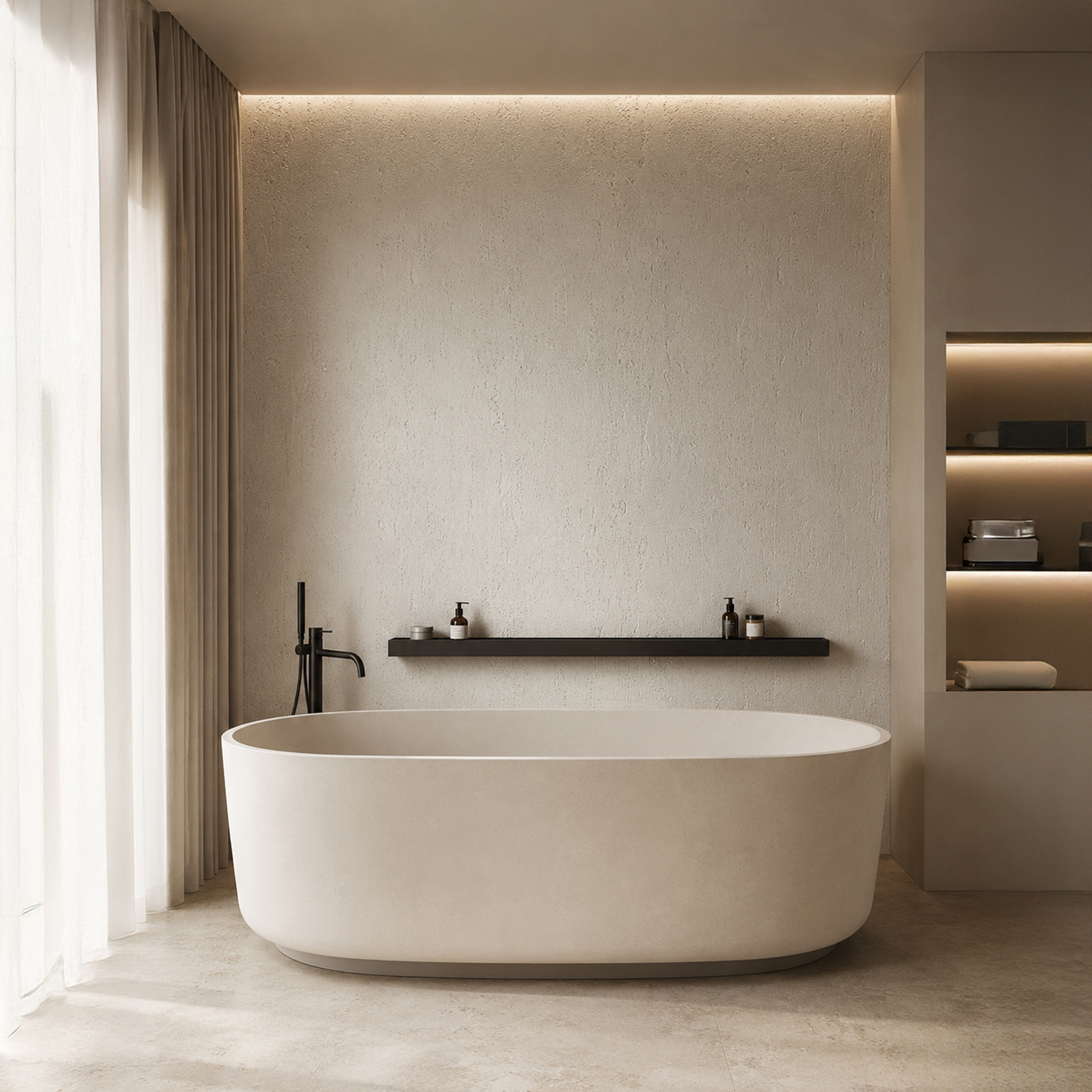 Flexible Stone Travertino v interiéri